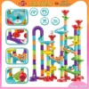 197 142 113pcs DIY Construction Marble Race Run Maze Track Building Blocks Kids Ball Roll Toys                 3 6