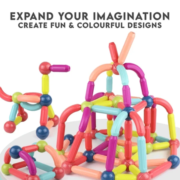 ab51d819efa8930046ec727676ffceb8.webp 216PCS Kids Magnetic Stick Balls Building Toy Blocks High Quality 3D Geometry Learning Sensory Construction Blok Panjang