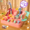 Shipping from MalaysiaTEMI  Car Adventure Toy Set Track   Car Play Set Kids Educational Toy Car Parking Game  Racetracks Playset Kids Boy Mainan Kereta Pengembaraan