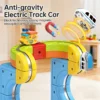 NIKO Electric Magnetic Track Train Toys Set Magnetic Building Block Train 3D Racing Track Set For Kids Boys Girls Birthday Gifts