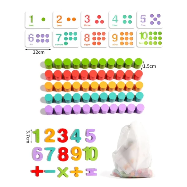 cn-11134207-820l4-mlg2s19y15hk3f.webp Mathematical Enlightenment Teaching Aids Early Childhood Education Toy Wooden Number Counting Recognition Games Christmas Birthday Easter Gift