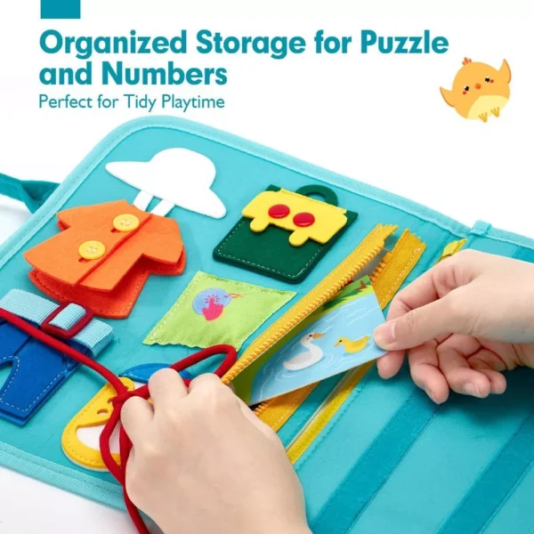 cn-11134207-820l4-mlhdu8690p3j94.webp NIKO Baby Busy Board Early Educational Toys Toddlers Montessori Learning Board Develop Basic Skills For Kids Gifts