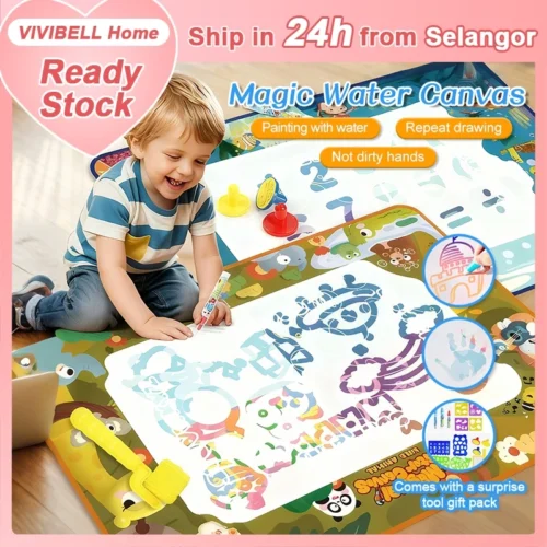 2 Size Magic Water Drawing Mat Painting Canvas Doodle Toy Playing mat Birthday Gift