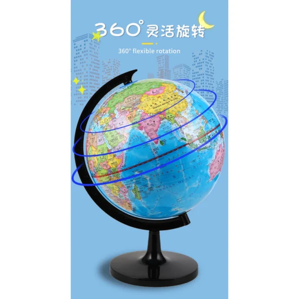 Haige Brand Global Globe 14 2cm 20cm 32cm Stationery Five Star Decoration Home Office Factory Business Globe Display