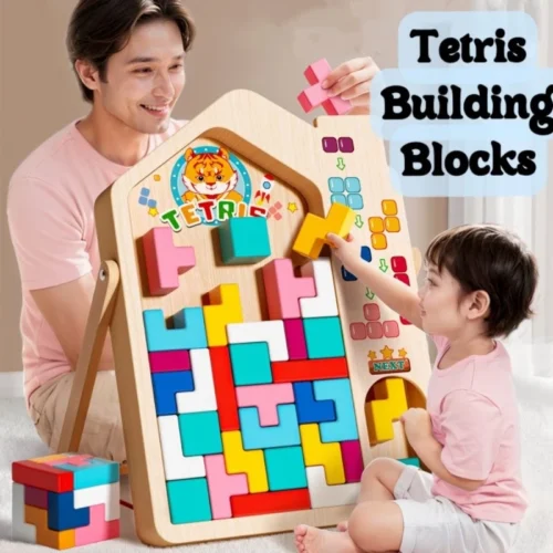 Tetris Building Block Puzzle 3 to 6 years old brain development training early education toy children gift