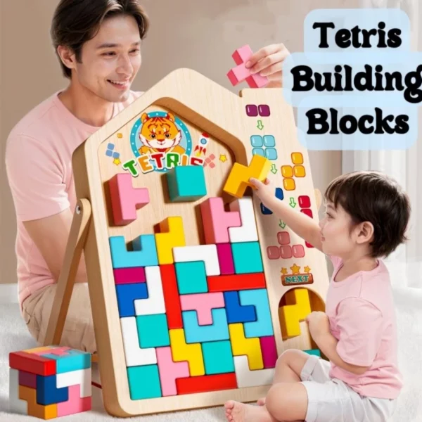Tetris Building Block Puzzle 3 to 6 years old brain development training early education toy children gift