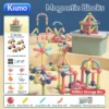 Kiumo Magnetic Stick Balls Toys Building Block Sensory For Kids Educational Toys cny gift ramadan gift for boy