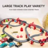 70pcs DIY Mini Train Set Toys Railway Sets Toys Children s Electric Educational Toy Set