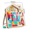 Tetris Building Block Puzzle 3 to 6 years old brain development training early education toy children gift