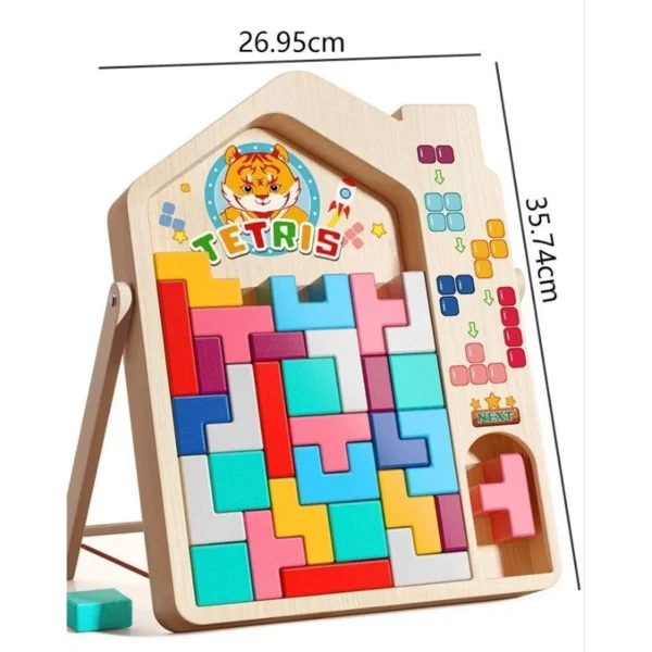 Tetris Building Block Puzzle 3 to 6 years old brain development training early education toy children gift