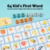 English Spelling Game Educational Toys for Kids Montessori Alphabet Word Learning Puzzle for Boys Girls Mainan Budak