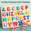 NIKO ABC Letter Digital Puzzle Wooden Toys For Kids Alphabet Number Shape Sorter Educational Toys