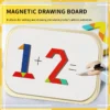 Lemonu Baby Magnetic Tangram Puzzle Wooden Geometry Blocks Educational Mainan Magnetik Kanak kanak