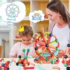 NIKO 84PCS Magnetic Stick Toys Magnetic Building Blocks Big Size Set Early Education Puzzle Toys