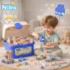 NIKO Kids Tool Set Early Education Toy DIY Portable Simulation Electric Drill with Tool Box For Kids Boys Girls Gifts