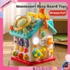 sg-11134201-7ra39-m59jvhf4cql383.webp 30 Ways Play Montessori Toys Sensory Busy Board House Baby Practice Skills Unlock Driving Cube Fidget Educational Toys