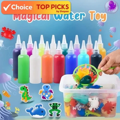 3D DIY Educational Handmade Gel Toys Arts Magic elf Toy Magical Water Spirit for Kids Color Magic Toy Art and Craft