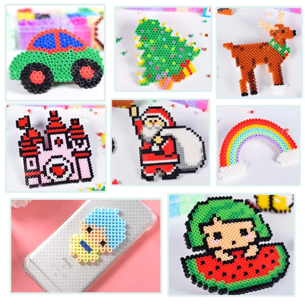 sg-11134201-8226a-mhuadz2jwtfk5c.webp DIY Perler Beads Fuse Beads Kit Toy 2 6mm11000 PCS 3D Craft with Accessoires for Kids Adults Chirdren Educational Toy