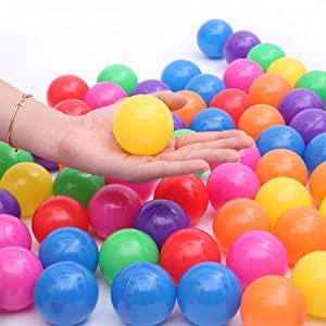 200Pcs Baby Ocean Balls Water Pool Ocean Wave Ball Kids Swim Pit Play House Outdoors Tents Toys