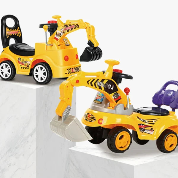 Children Kids Ride On Excavator Digger Pretend Play Construction Truck Push Car Toys for boys
